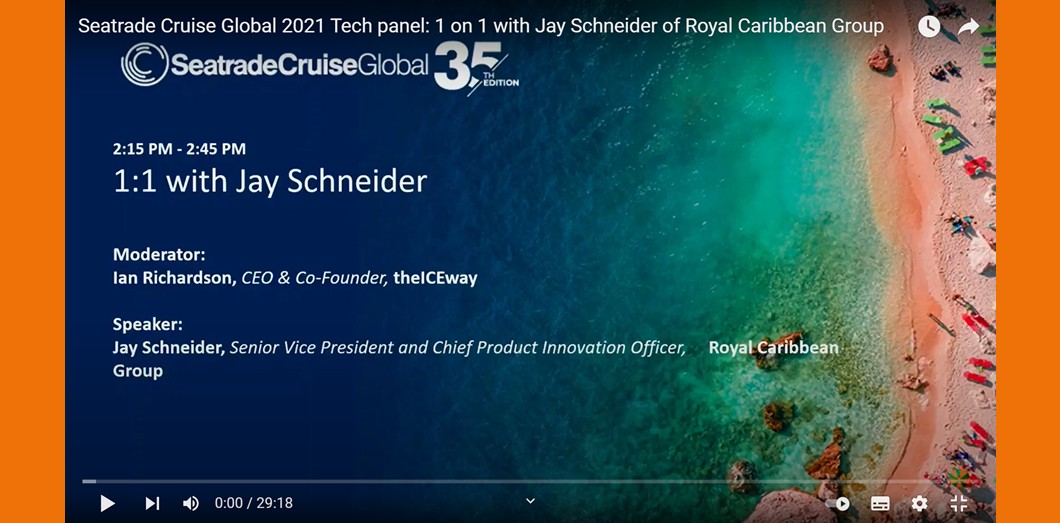 1 on 1 with Jay Schneider of Royal Caribbean Group