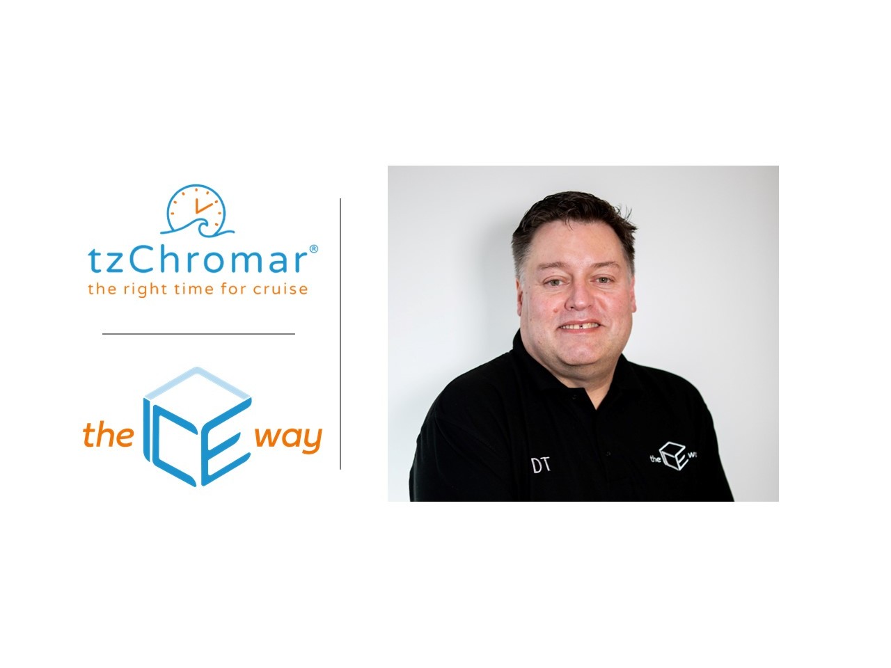 David Tibbles, Product Manager for theICEway's tzChromar IT Solution for cruise