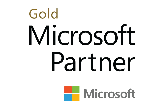 gold microsoft logo