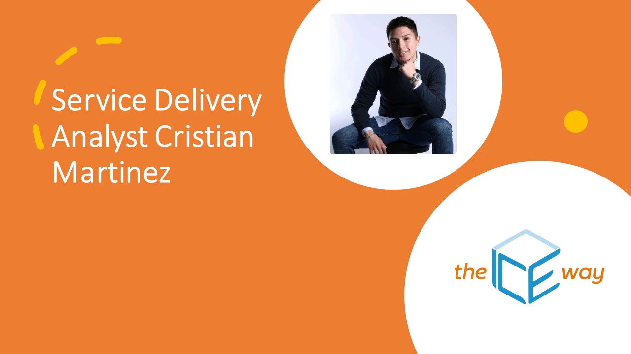 Introducing our new Service Delivery Analyst (Cristian Martinez)