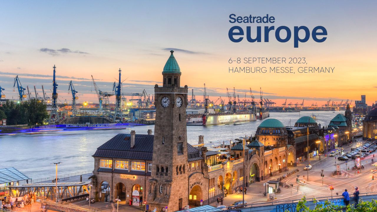 Seatrade Europe 2023 (Hamburg in the evening)