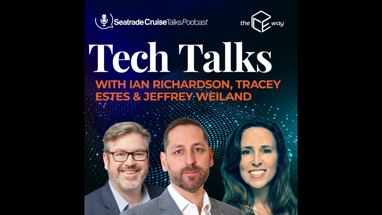 Tech improving cruise ships (Tech Talks #4, an image of Ian R, Tracey E & Jeffrey W)