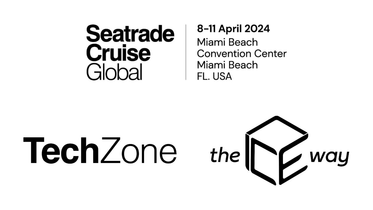 The Interactive Tech Zone from theICEway & Seatrade Cruise (logos)